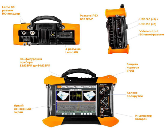Внешний вид дефектоскопа GEKKO