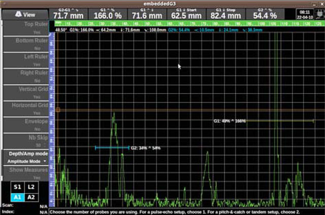 Работа с классическим А-сканом и обычными преобразователями