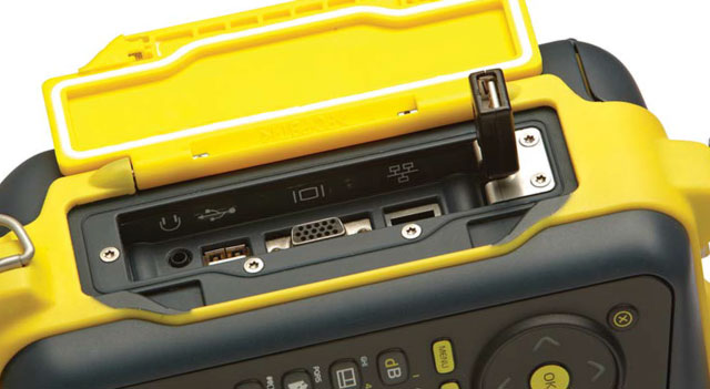 Разъёмы для подключения внешних устройств к HARFANG VEO