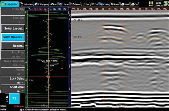 TOFD сканирование