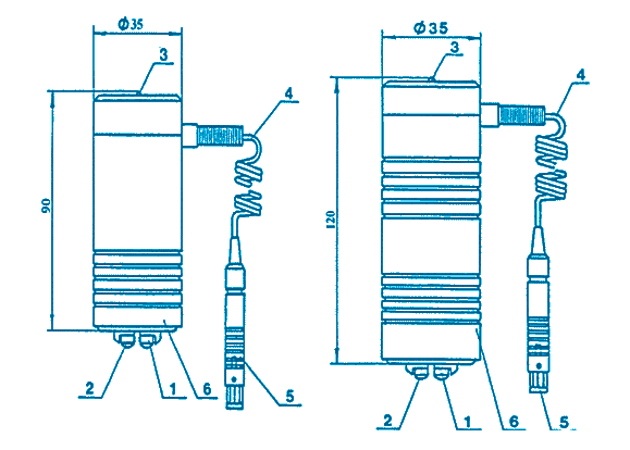 Раздельно совмещённые преобразователи для импедансного акустического контроля