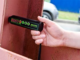 Измерение  толщины профиля металлической конструкции