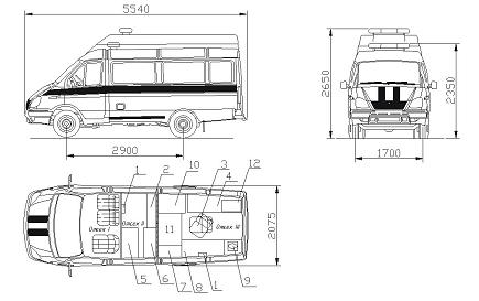 Автолаборатория на базе автомобиля Газель