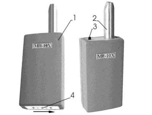 Внешний вид и органы управления индикатора магнитного МИ-10Х