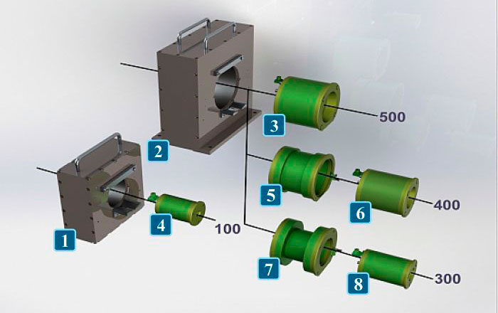 Дополнительное оборудование для работы дефектоскопа вихретокового ВД-41П